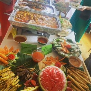 Thailändisches Buffet Beispiel